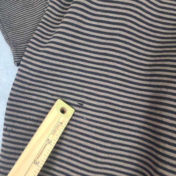 Pom Pom Frank Owen Vintage Sweater Wool Leather Batwing Sleeve Brown‎ Black Sz S - Picture 8 of 15